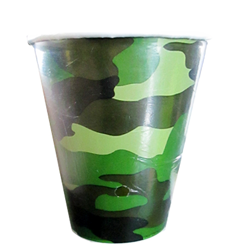 Military Camouflage 9oz Paper Cups (8ct)