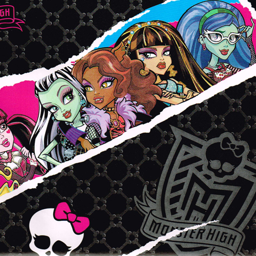 Monster High Off Roll Folded Wrapping Paper (20 sq. ft.)