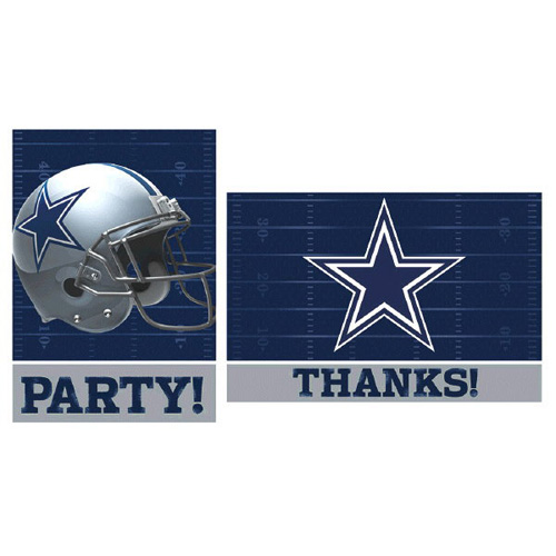 NFL Dallas  Cowboys Invitations and Thank You Notes w 