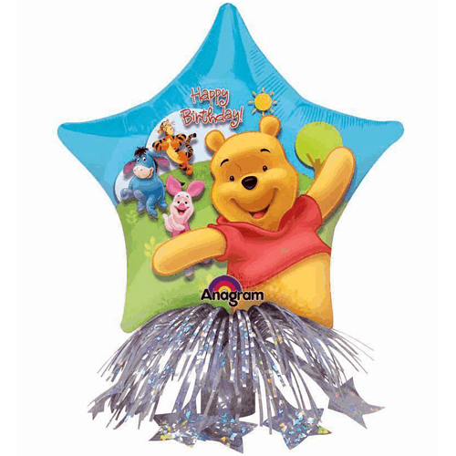 Winnie The Pooh And Friends Happy Birthday Balloon Centerpiece 1ct
