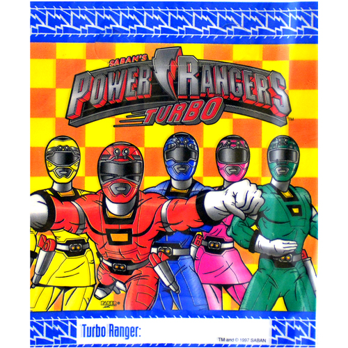 Power Rangers Vintage 1997 'Turbo' Favor Bags (8ct)