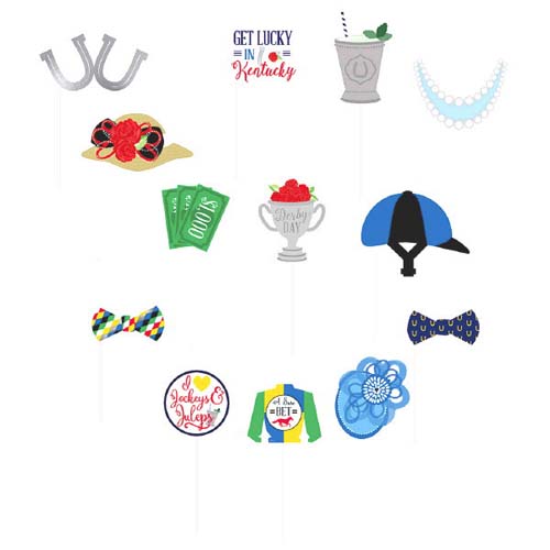 Kentucky Derby 'Derby Day' Photo Prop Set (13pc)