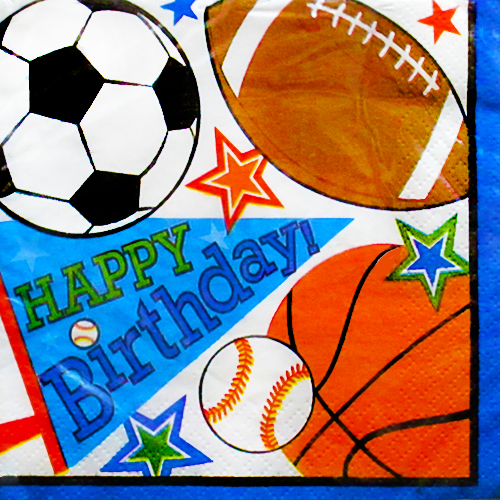 Sports Lunch Napkins (16ct)