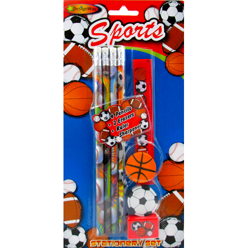 Sports Pencil Set (8pc)
