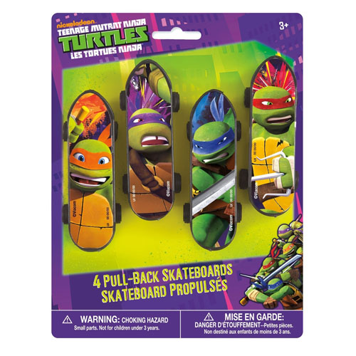 Teenage Mutant Ninja Turtles Mini Pull Back Skateboards (4ct)*