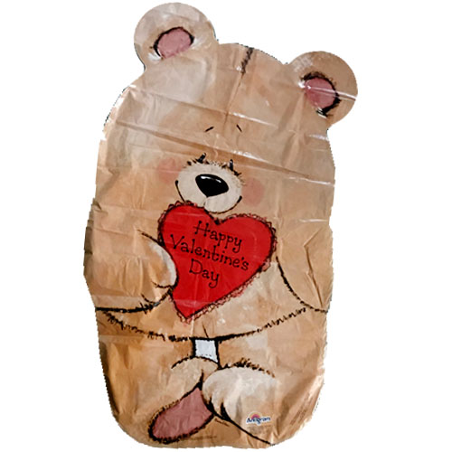 teddy bear mylar balloon