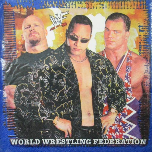 WWF Wrestling Vintage 2002 Lunch Napkins (16ct)